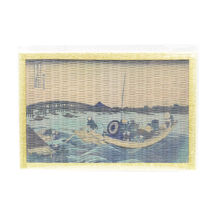 冨嶽三十六景 御厩川岸より両国橋夕陽見 畳絵葉書・ポストカード