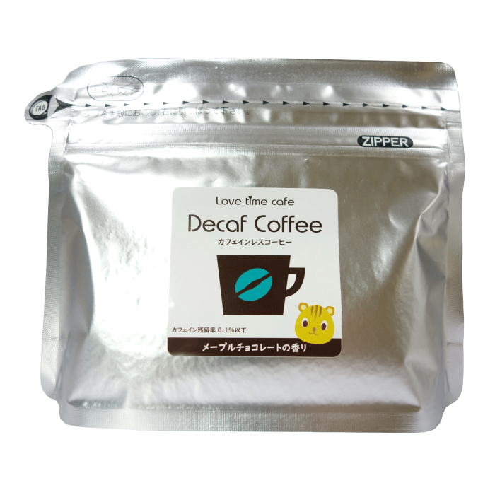 メープルチョコレートのカフェインレスコーヒー(フレーバーコーヒー)